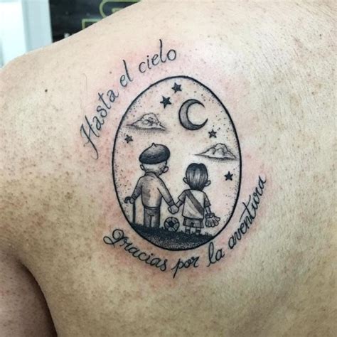 Tatuajes para abuelos o abuelas fallecidos: 48。